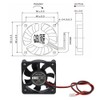 PENGLIN Cooling Fan 5010 2PCS 5V 5cm Fan 50mm X