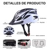 FRILNK Casco Bicicleta, Cascos de Bicicleta para Adultos, Tamaño Ajustable,