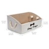 Geyecete Large Dog Toys Storage Bins - Foldable Fabric Trapezoid