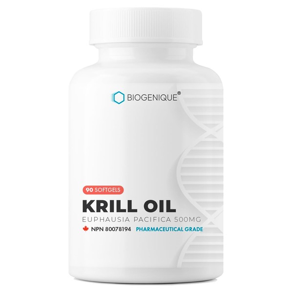 Biogenique Krill oil - 90 Softgels Krill oil 500mg, Source