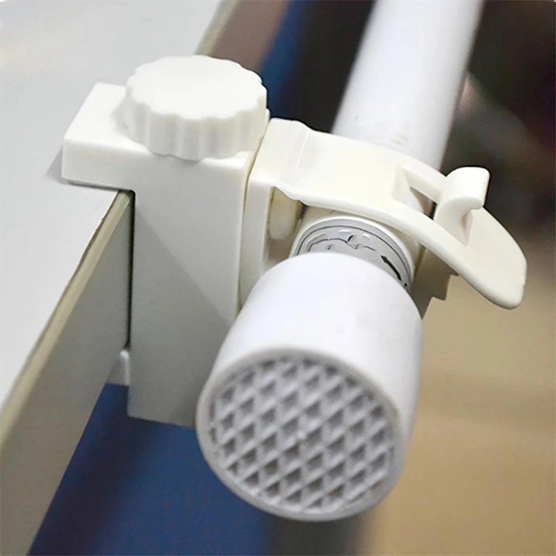 Strong Reliable Hard-Wearing Flexible Stable Adjustable Curtain Rod Bracket Hook