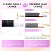 NAGARAKU Eyelash Extensions Synthetic Mink Tray with 16 Rows Light