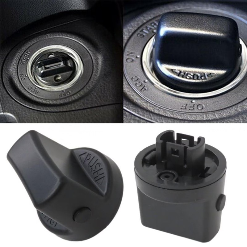 WELURE Ignition Key Knob Push Turn Switch Fit for 2007-2015
