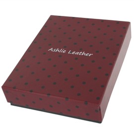 Large Leather Golf Scorecard Holder - for UK, Ireland & European scorecards 2314 Poppy