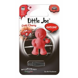 LITTLE JOE CAR AIR FRESHENER TO FIT TO ANY VENT GRILLE +/- 45 DAYS FRESH IN CAR (Crazy Cherry / Red)
