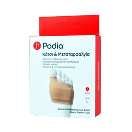 Podia Bunion Metatarsal Dual Relief Large, 1 pair