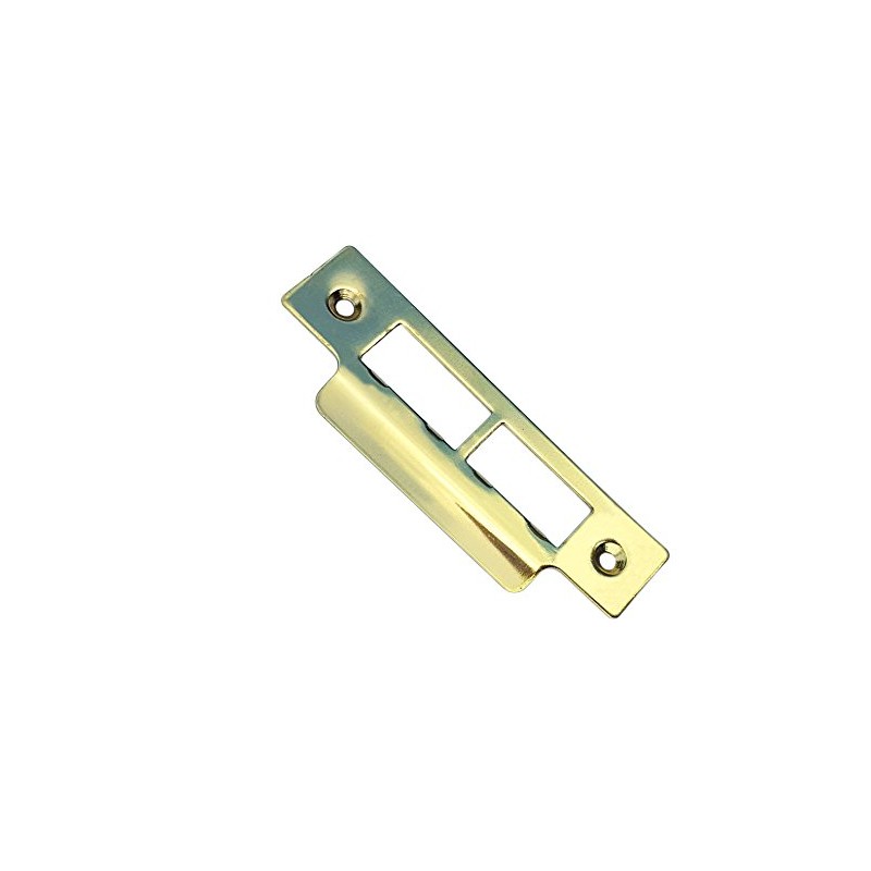 Long Strike Plates for Mortice Locks - Brass/ Nickel Plated