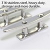 KAHACIYO Boat Cleat Open Base Boat Cleat 4 inch, Dock