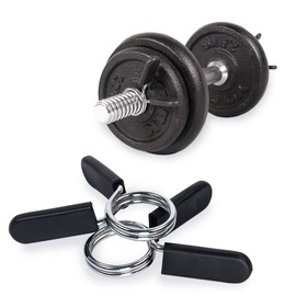 Zigwin Olympic Spring Collar Barbell Plate Lock Clip On Pack of 2 50mm