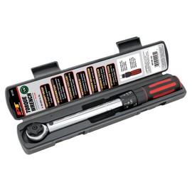 Performance Tool M196 1/4-Inch Drive Torque Wrench 250 inch/lb. - Dual Scale, Audible Click, Precision Ratchet