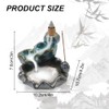 Ceramic Incense Burner, Waterfall Flowing Incense Holder, Exquisite Incense Cone