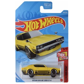 Hot Wheels Nissan Skyline 2000 GT R, Then and Now 9/10 [Yello]