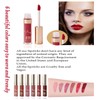 Beauty Glazed 6pcs Matte Velvet Liquid Lipstick Mat Long Lasting