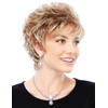 TISHINING Pelucas Cortas De Corte Pixie Rubio Mixto Para Mujeres