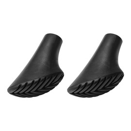 OUDQFCJ Pack of 2 Nordic Walking Poles, Rubber Buffers, Hiking Poles, Rubber Buffers, Pads for Sticks, Non-Slip Ttrekking, Walking Poles, Diameter 11 mm