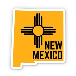 Squiddy New Mexico - Vinyl Sticker Decal for Phone, Laptop, Water Bottle (3" Tall)