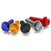 DIRTFREAK F7652 Aluminum Flange Bolts M6x16mm 4pcs Black Dirt Freak