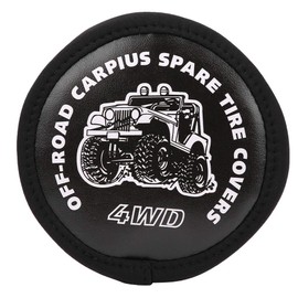 RC Replacement Tyre Cover, Dustproof PU Leather RC Crawler Car Replacement Tyre Cover in Scale 1:10 RC Body Parts Dustproof Cover Mood Decoration for 1/10 RC Car(B)