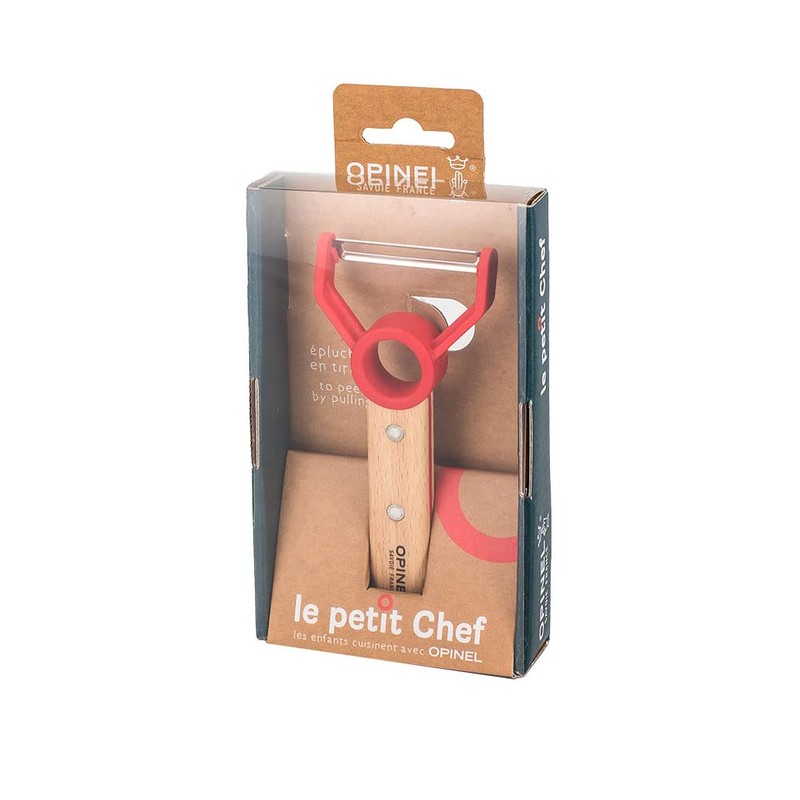 Opinel 001745 LE PETIT CHEF Peeler for Kids, Peeler, Peeler,