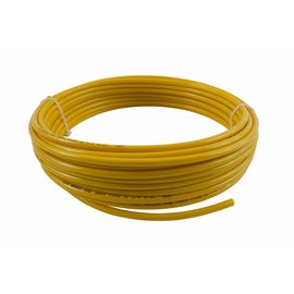 Mytee Products 1/4" OD x 50' Yellow SAE J844 Nylon Air Brake Tubing DOT Approved | Pneumatic Nylon Air Line Hose for Air Brake System