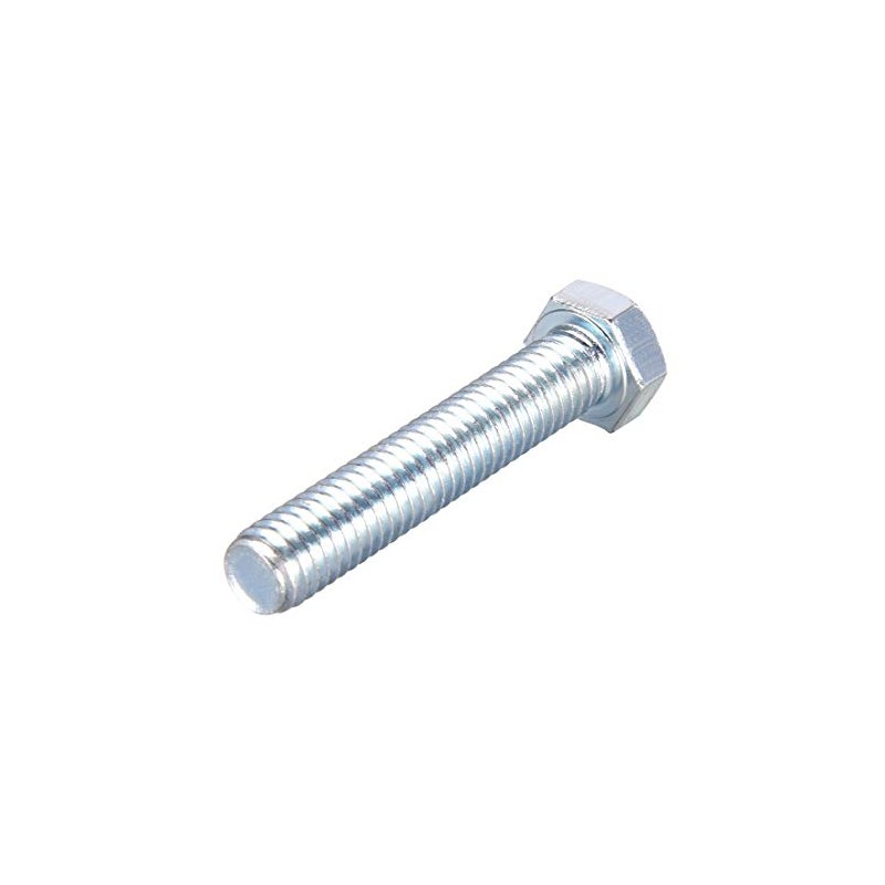 sourcing map Hex Head Screw Bolts Carbon Steel 3/8"-16x2" Fastener