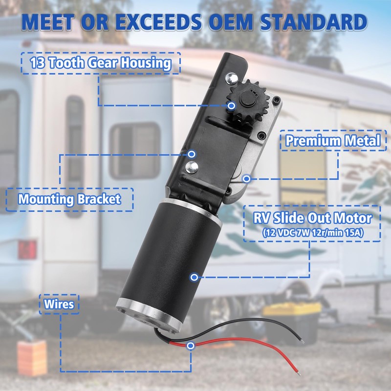 ZONFANT RV Slide Out Motor & Gear Housing Compatible with