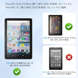 Fire HD10 Case, Fire HD10 Plus Case, TiMOVO Fire HD10 / HD10 Plus Cover for 11th Generation, 2021 Release, Fire HD10/HD10 Plus, Case, PU Leather, Stand Case, Auto Sleep, Notebook, Built-in Magnet, Shock Absorption, Full Protection, Business Case, Fire HD