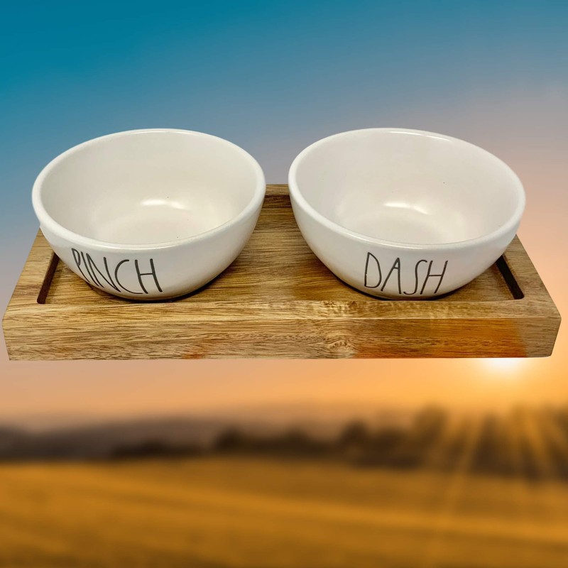 Rae Dunn By Magenta 3 Piece PINCH DASH Ceramic LL