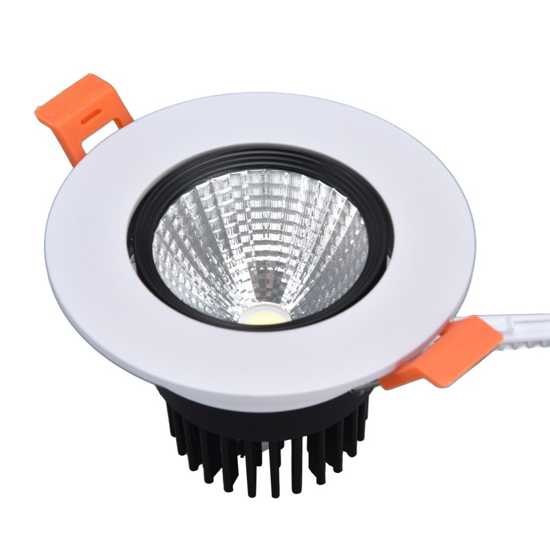 LED Downlight 7W 630lm Adjustable Dimmable Recessed COB Ceiling Light