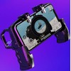 PUBG 荒野行動 射撃ボタン モバイル コントローラー (黒 ４本指)
