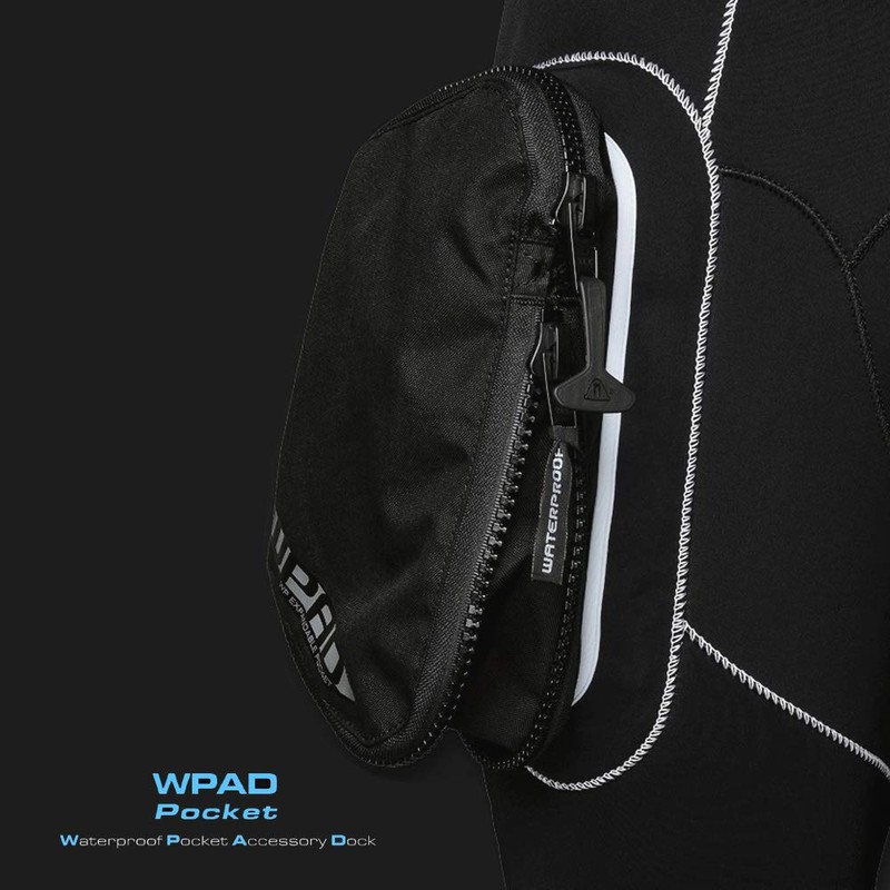 Waterpoof WPAD Expandable Pocket Leg Pocket for Suits with WPAD