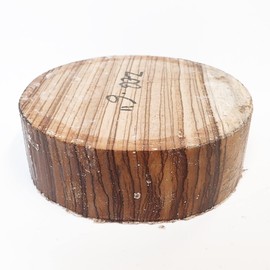 Turners' Mill Bowl Turning Blank - Zebrano, 6x2"