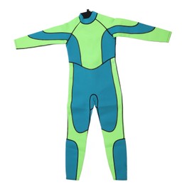 Kids Wetsuit Green Long Sleeve 2.5MM Warm Keeping UV Protection Octopus Pattern Toddler Full Body Swimsuit for Swimming Diving Surfing 10