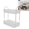 Double Layer Makeup Stand Modern Light Luxury 2 Tier Makeup