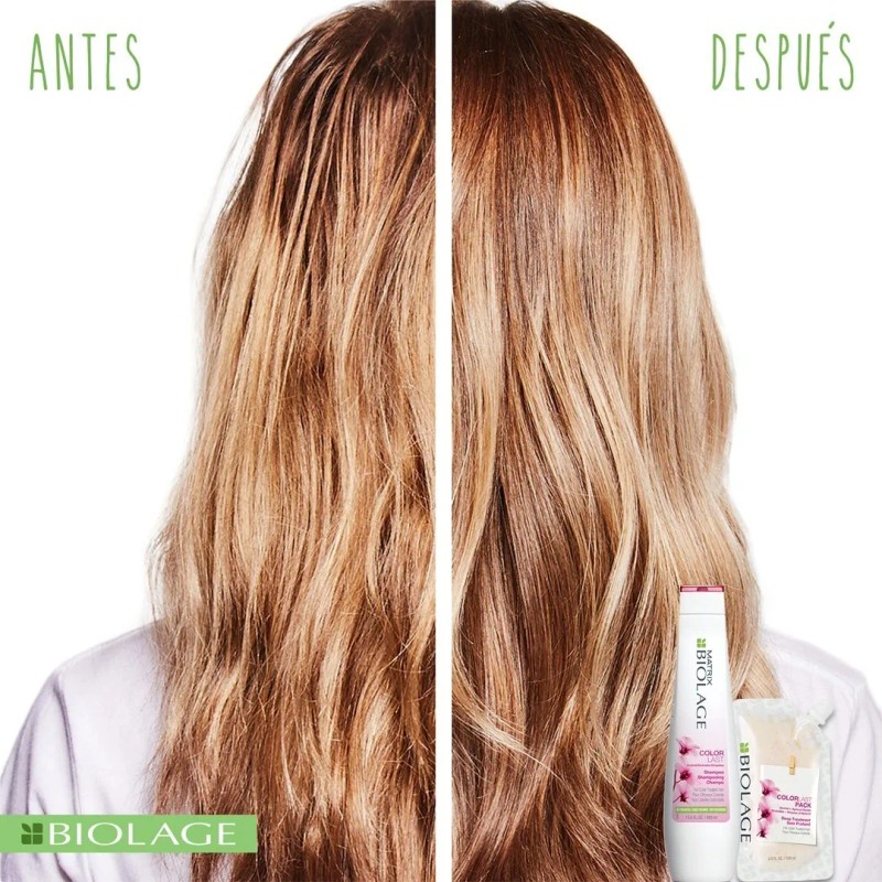 Shampoo Biolage Vegano Para Cabello Teñido Colorlast 1l