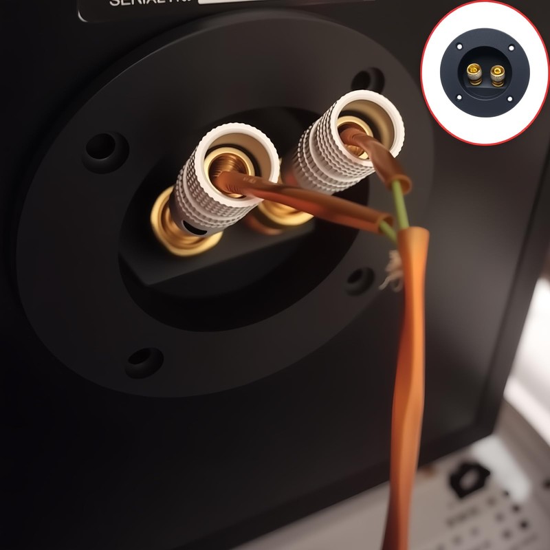 CM Hardware Terminal Box Round Speaker Terminal Terminals Compatible with