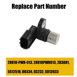 Speed Sensor Compatible with Honda Civic 2006-2011 1.8L, Accord 2003-2007 3.0L, Replace# 28810PWR013, 28810-PWR-013