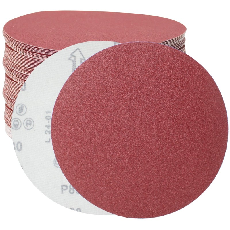 Senmai Tools 180mm Sanding Discs，240 Grits Hook and Loop Sandpaper