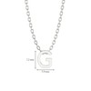 Aeon Jewellery Alphabet Initial Necklace - G | 925 Sterling