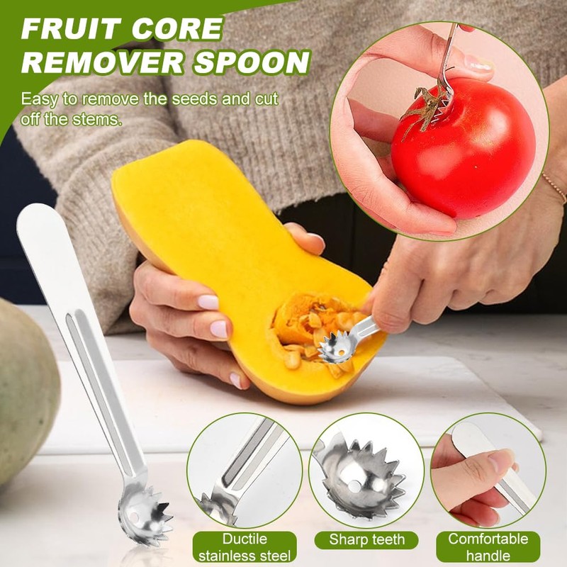 Bell Pepper Corer, Pepper Core Remover Tool, Stainless Steel Apples