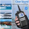 ABBREE Marine VHF Radio Floating IP67 Waterproof MR-25 Handheld Long