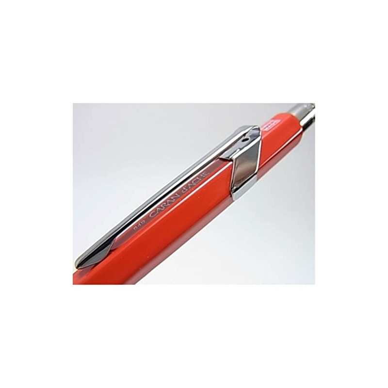 Caran D'ache Metal Ballpoint Pen - Red (849.0700) by Caran