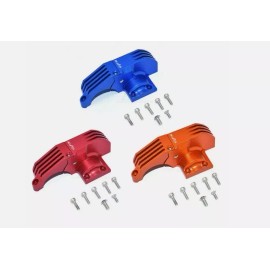 GPM ALUMINUM MAIN GEAR COVER FOR TRAXXAS 1/10 MAXX /TXMS038GC - Orange