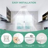 HSSHSYA 13 * 13IN Bathroom Exhaust Fan Cover with Springs