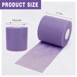 Pre Wrap,Prewrap,Pre Wrap Athletic,Prewrap Athletic Tape,Pre Wrap for Hair Soccer,Prewrap Athletic Tape for Hair,Athletic Wrap,Soccer Pre Wrap,Pre Wrap Tape,Foam Wrap,Athletic Prewrap (Purple)