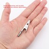 VooGenzek Pack of 50 Alligator Clips, Test Metal Alligator Clips,