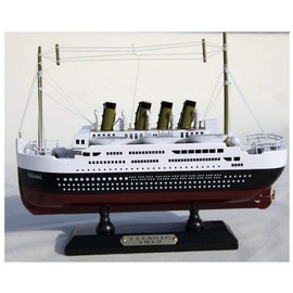 Detailed Wooden Model of Titanic