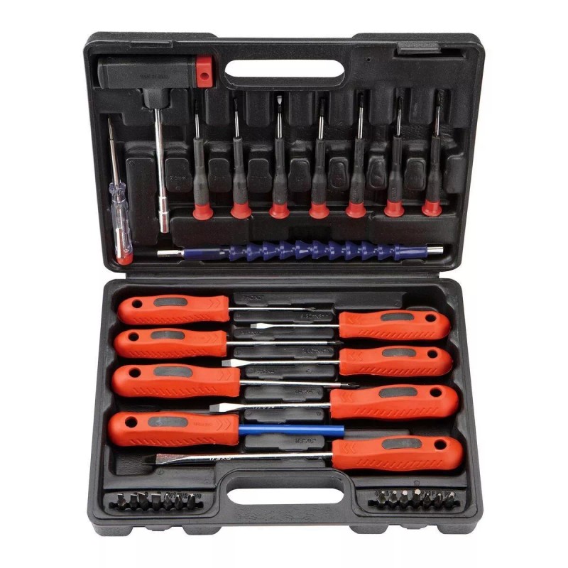 Pittsburgh 32 PIECE PRECISION MAGNETIC SCREWDRIVER SET HOBBIES, CASE NEW