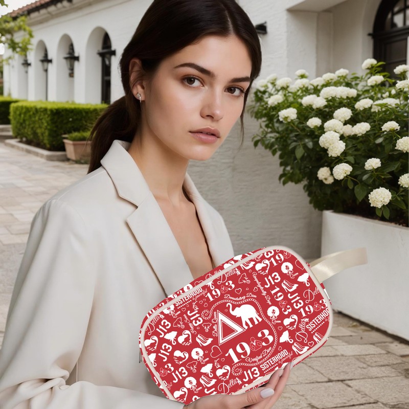 Lywjyb Birdgot Sisterhood Clear Makeup Bag DST Sister Sorority Merch