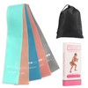 FeinKulturia Fitnessbänder 5er Set, Resistance Bands mit 5 STK verschiedenen